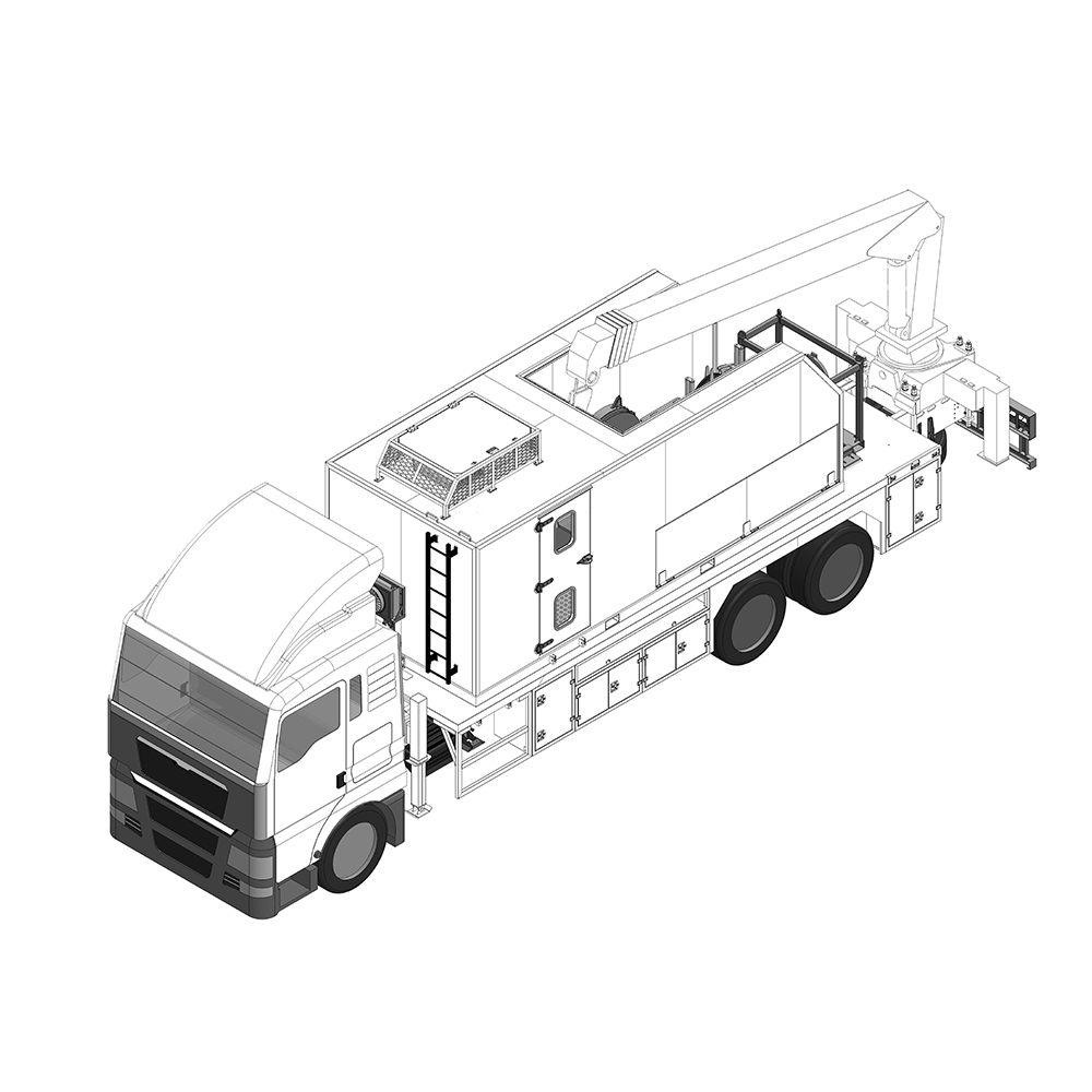 Logging Truck with Crane or Mast