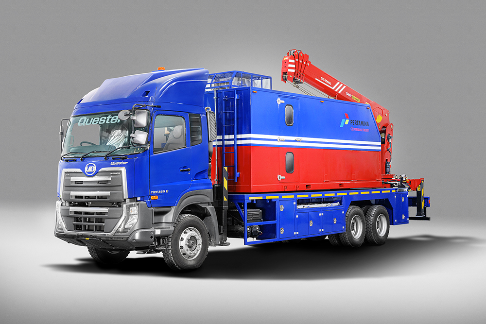 Wireline Logging Truck Unit with Crane - Image 1