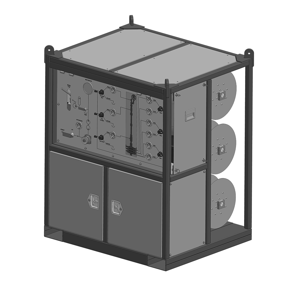 Hydraulic or Pneumatics Control Panel