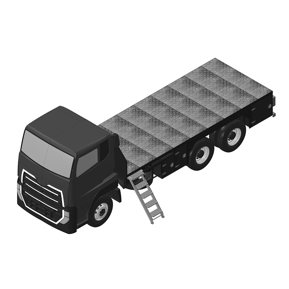 Low or high bed truck